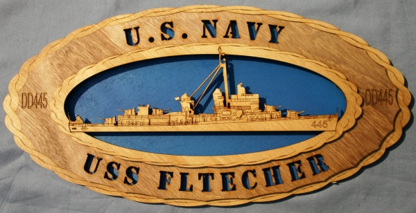 USS Fletcher Wall Tribute - Click Image to Close